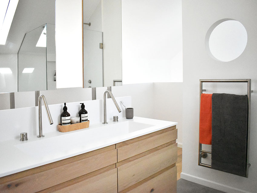 Van-Steensel Main Bathroom vanity - Bespoke Bathrooms